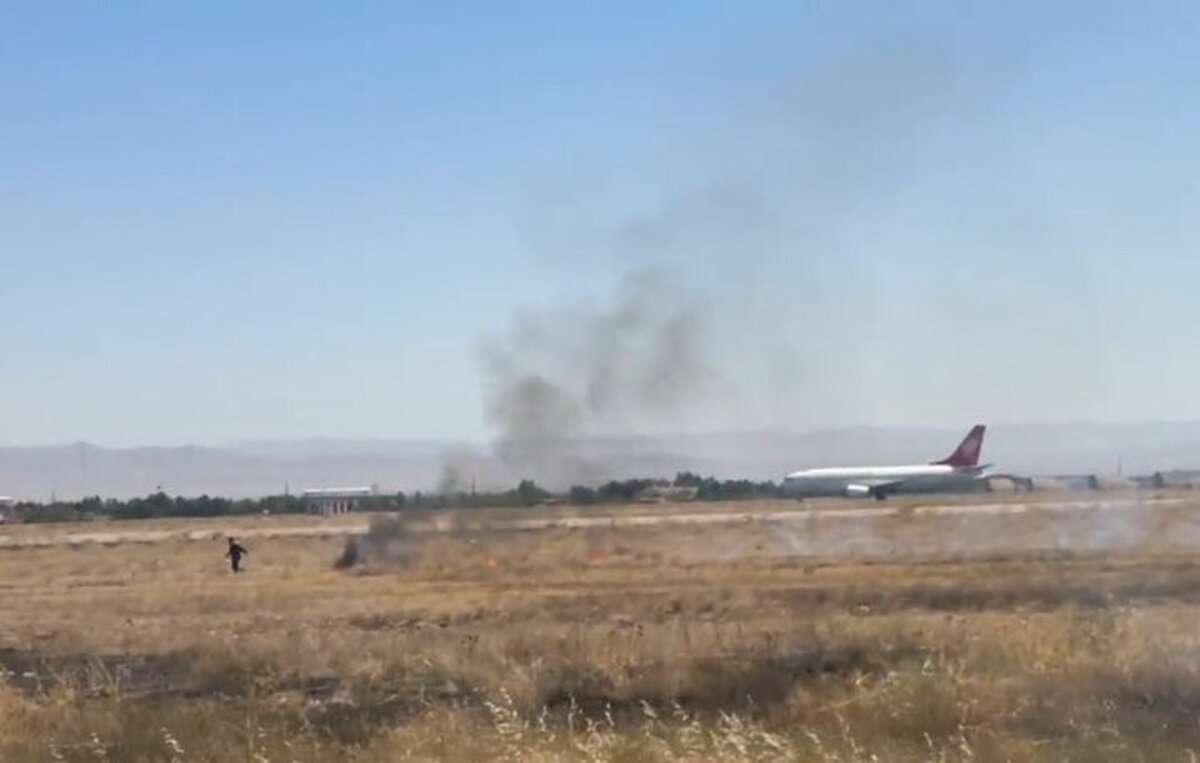 تمرین شبیه‌سازی خروج هواپیما از باند در فرودگاه ارومیه/ مردم نگران نباشند