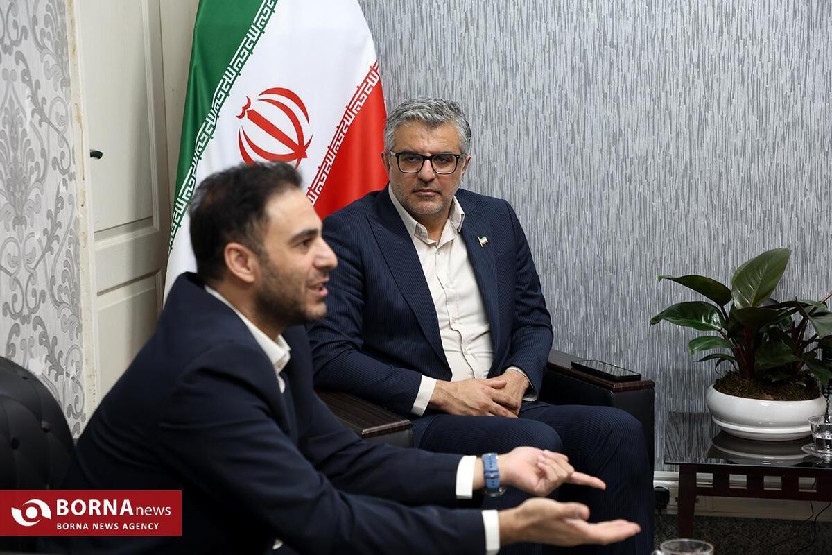 حضور رئیس فدراسیون اسکی در خبرگزاری برنا