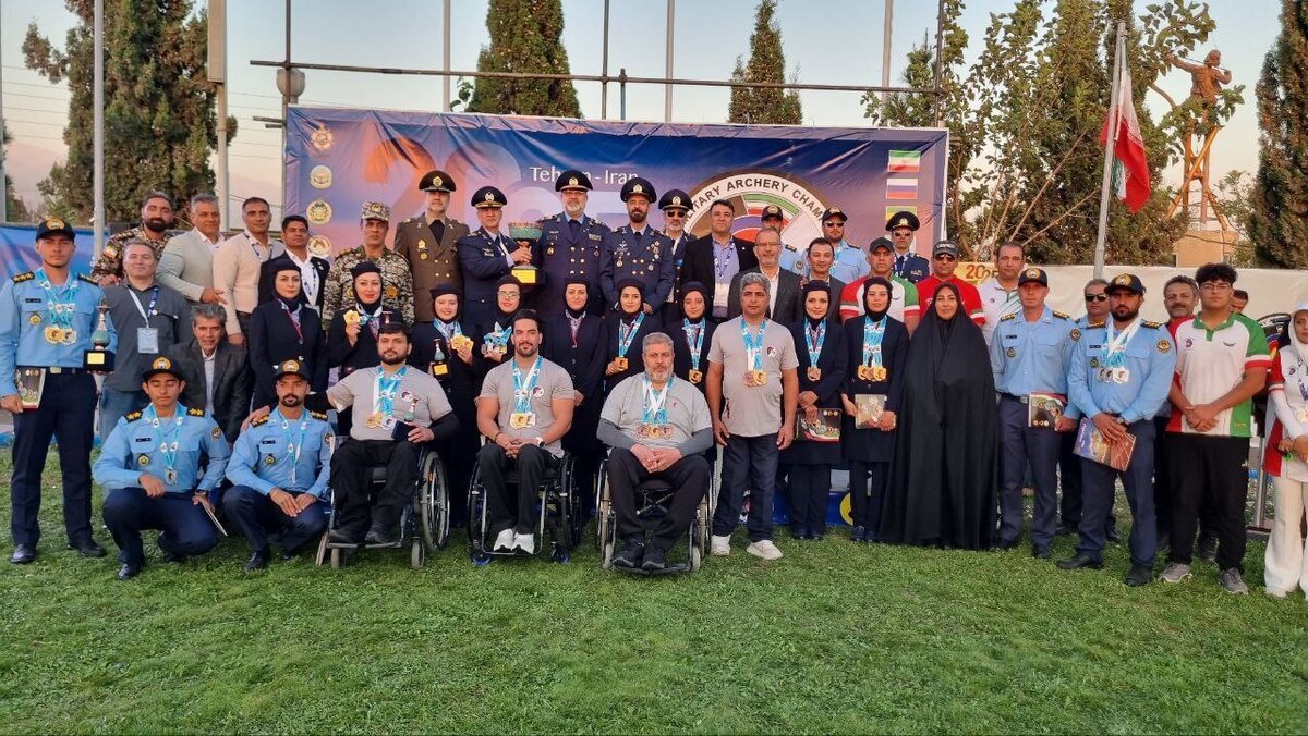 تیم ایران قهرمان مسابقات تیراندازی با کمان ارتش‌های جهان شد