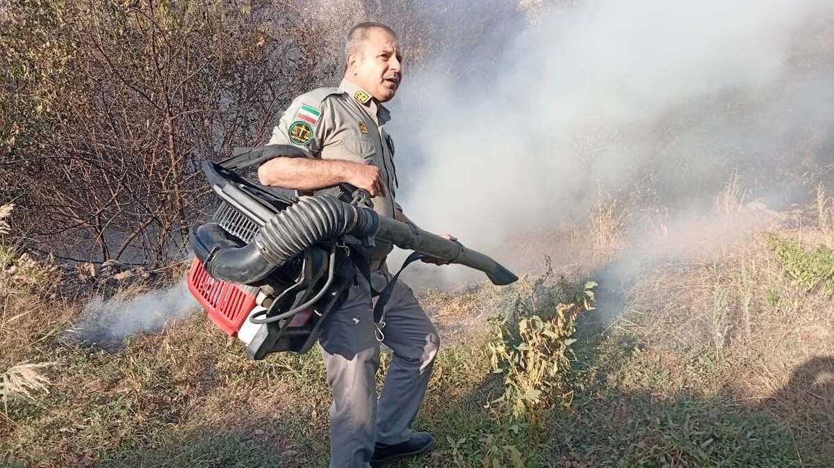 مهار شش مورد آتش‌سوزی طی پنج روز گذشته در زیستگاه‌های سروآباد