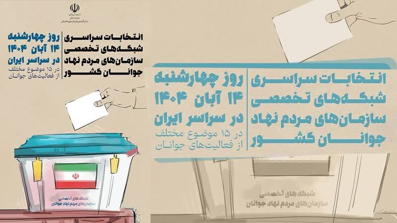 انتخابات شبکههای تخصصی سمنهای جوانان در اردبیل همزمان با سراسر کشور برگزار میشود انتخابات شبکههای تخصصی سمنهای جوانان در اردبیل همزمان با سراسر کشور برگزار میشود