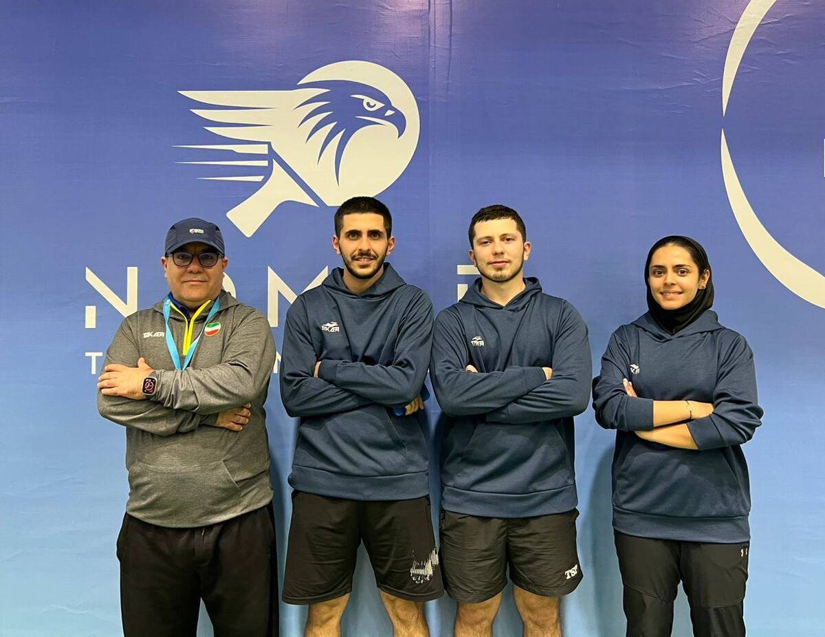 سومی تیم ملی تنیس روی میز ایران در جام ریاست جمهوری قزاقستان