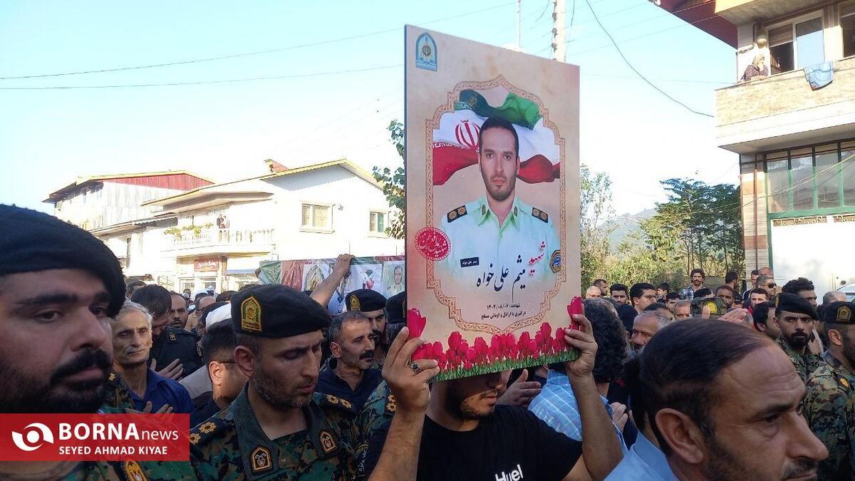 مراسم تشییع پیکر پاک شهید"میثم علی‌خواه" در املش