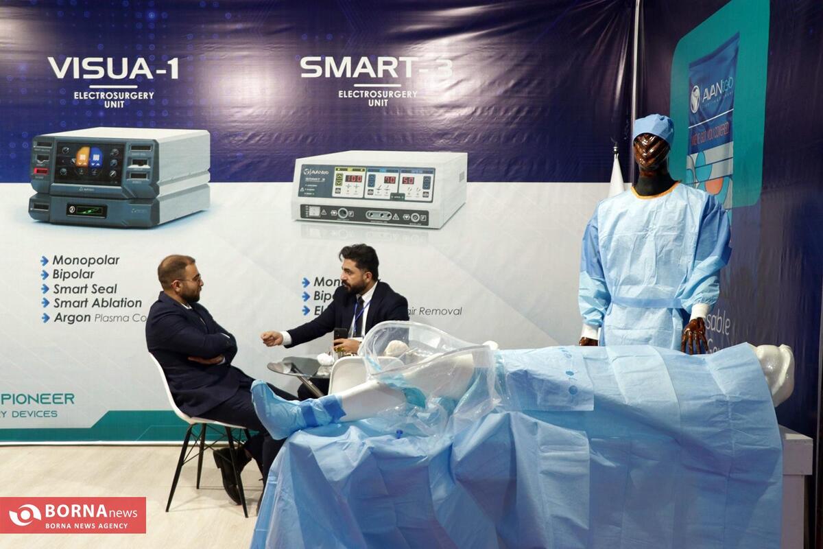 نمایشگاهی با دستاوردهای سلامت در نمایشگاه بین المللی فارس