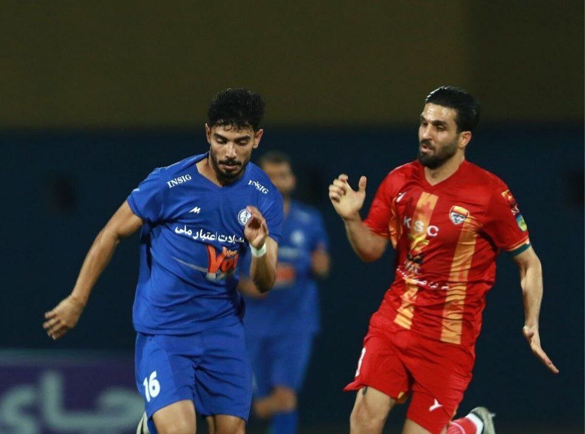 فرار لحظه آخری فولاد از شکست در دربی/ سپاهان با پیروزی خفیف بالانشین ماند
