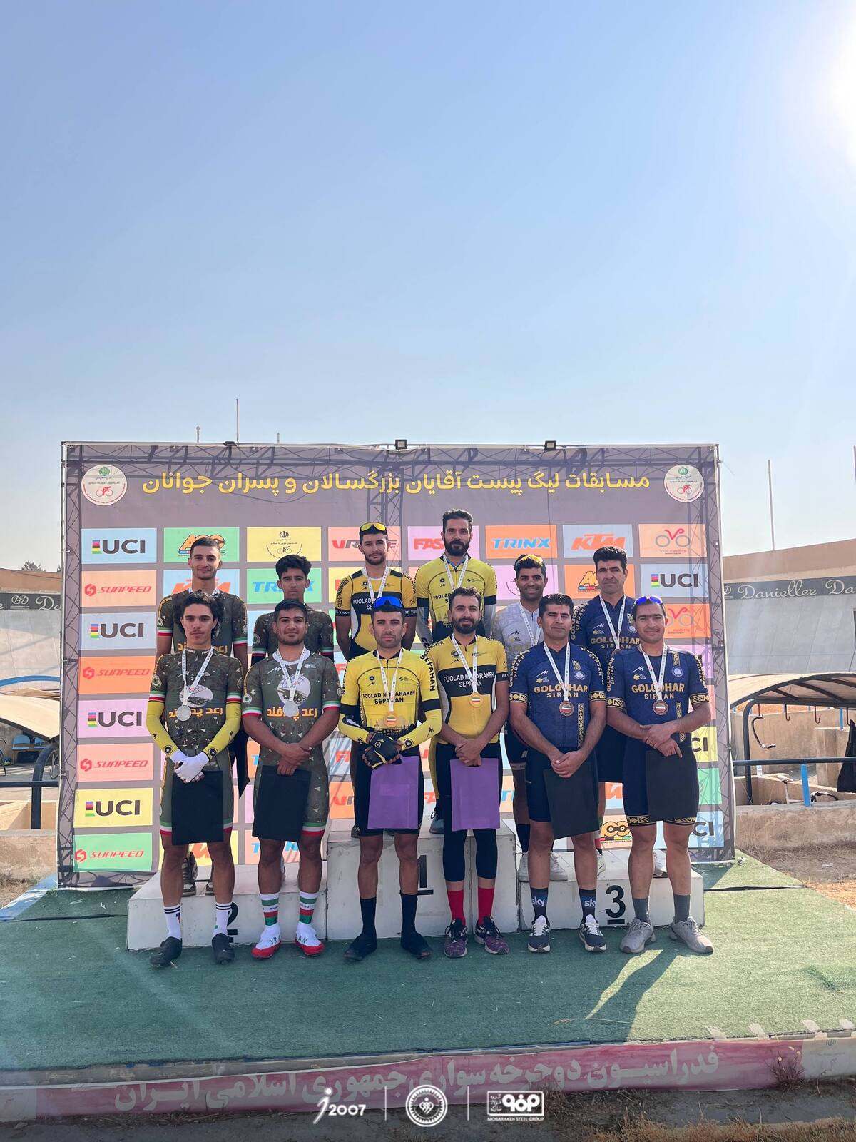 درخشش سپاهان در آزادی تهران؛ سه طلا و یک نقره حاصل کار رکابزنان فولاد مبارکه