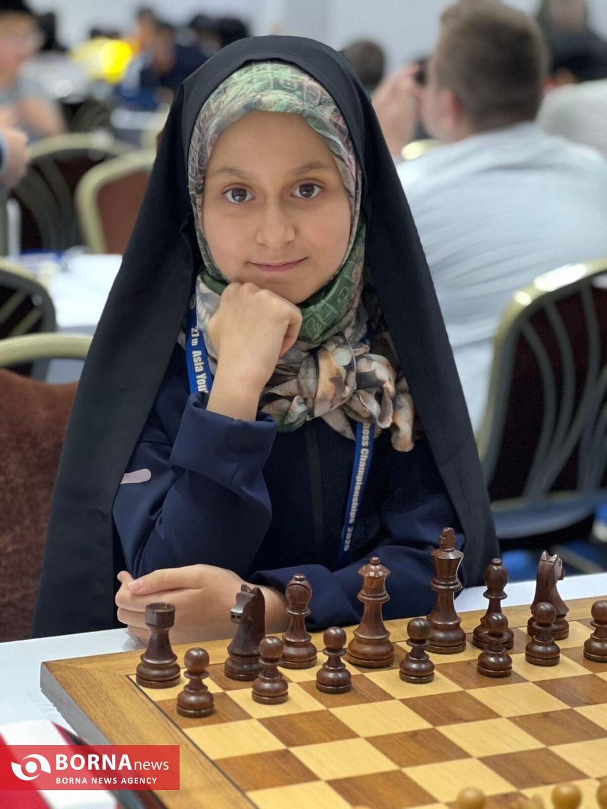 کسب مقام دوم جهانی توسط دختر شطرنجباز مشهدی به نمایندگی از ایران