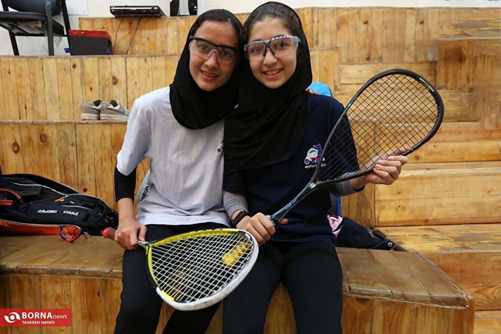 اردوی تیم ملی اسکواش دختران در شیراز