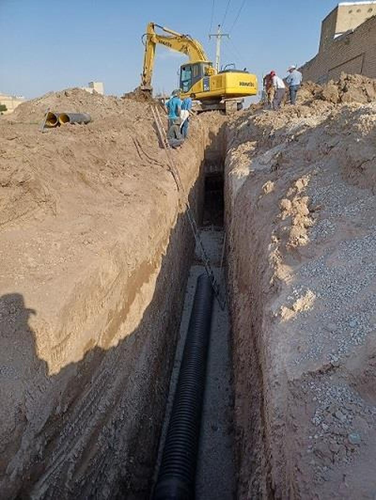 پیشرفت شبکه فاضلاب سراب به ۱۲۹ کیلومتر رسید؛ هدف‌گذاری برای عبور از ۱۶۰ کیلومتر