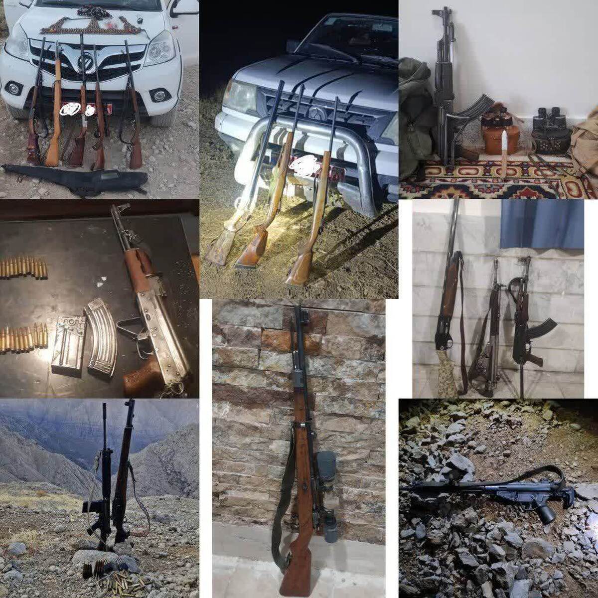 دستگیری ۱۰۷ متخلف زیست‌محیطی و کشف ۶۰ قبضه سلاح در لرستان