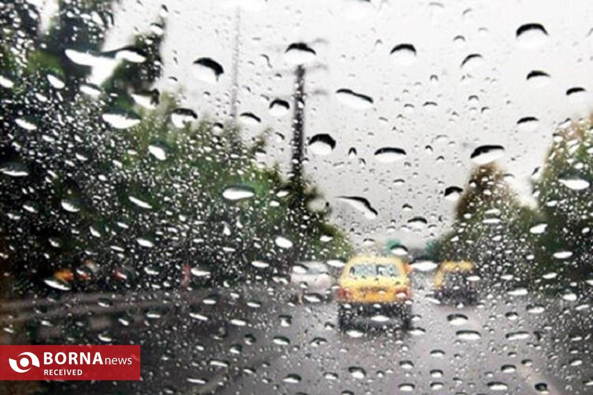 بارش‌های پراکنده باران در استان تهران آغاز شد