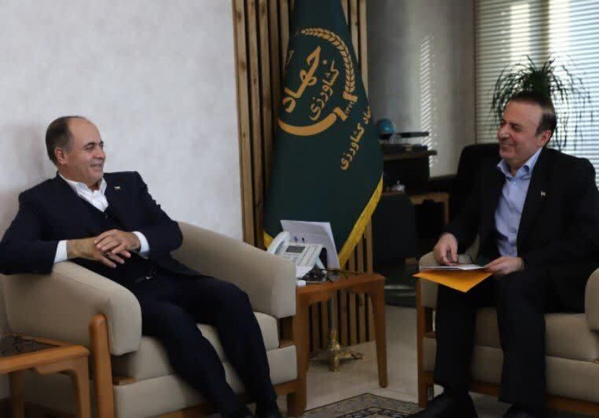 دیدار استاندار قزوین با وزیر جهاد کشاورزی