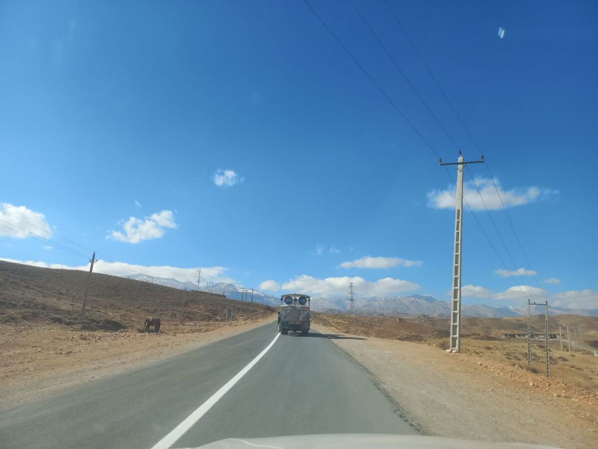 ۵۰ کیلومتر از محورهای شهرستان کوهرنگ خط‌کشی شد