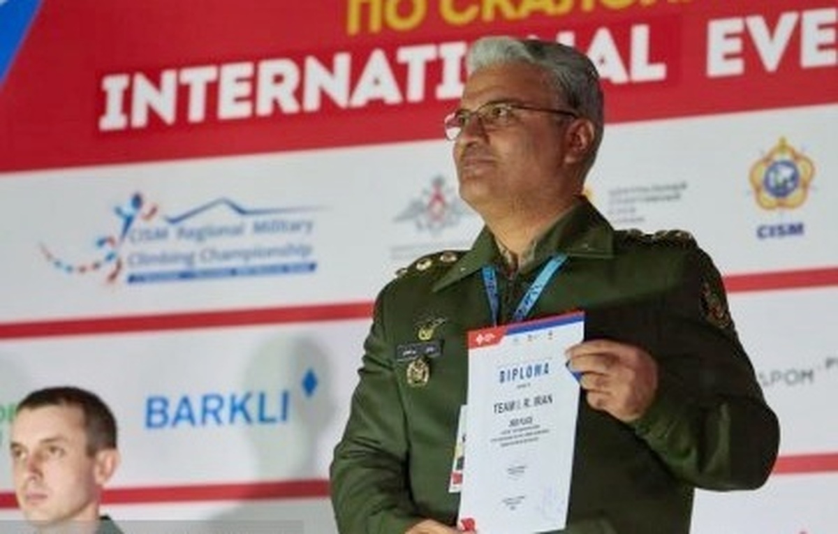درخشش سنگنورد برازجانی در رقابت‌های ارتش‌های جهان