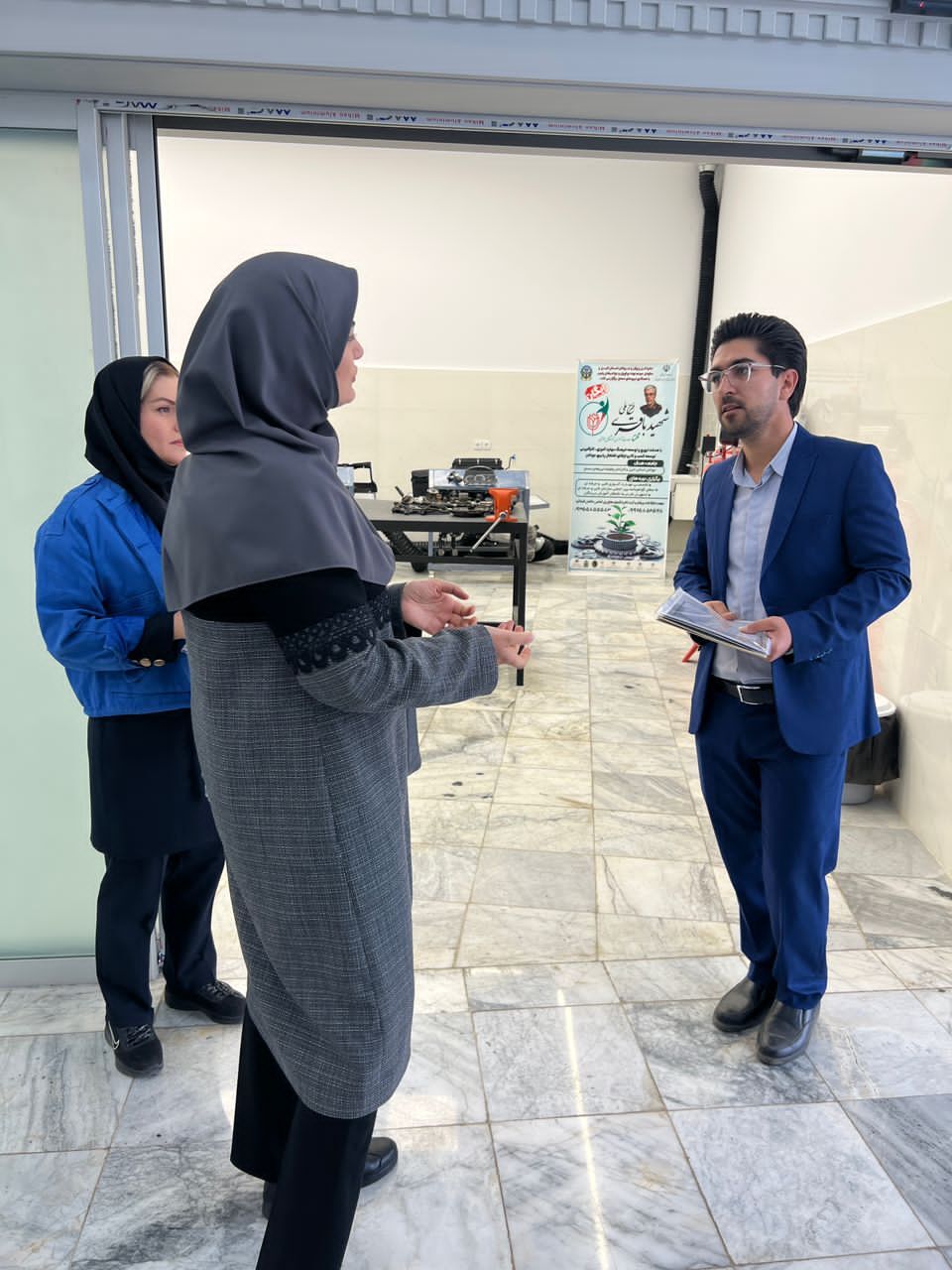 بازدید مدیرکل طرح‌های ملی و فراگیر جوانان وزارت ورزش از دوره‌های مهارت‌آموزی سربازان در البرز