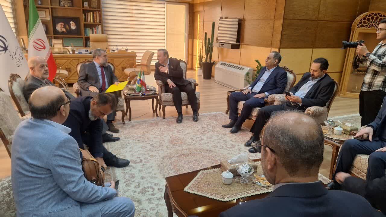 سفیر برزیل در ایران با استاندارقزوین دیدار کرد 