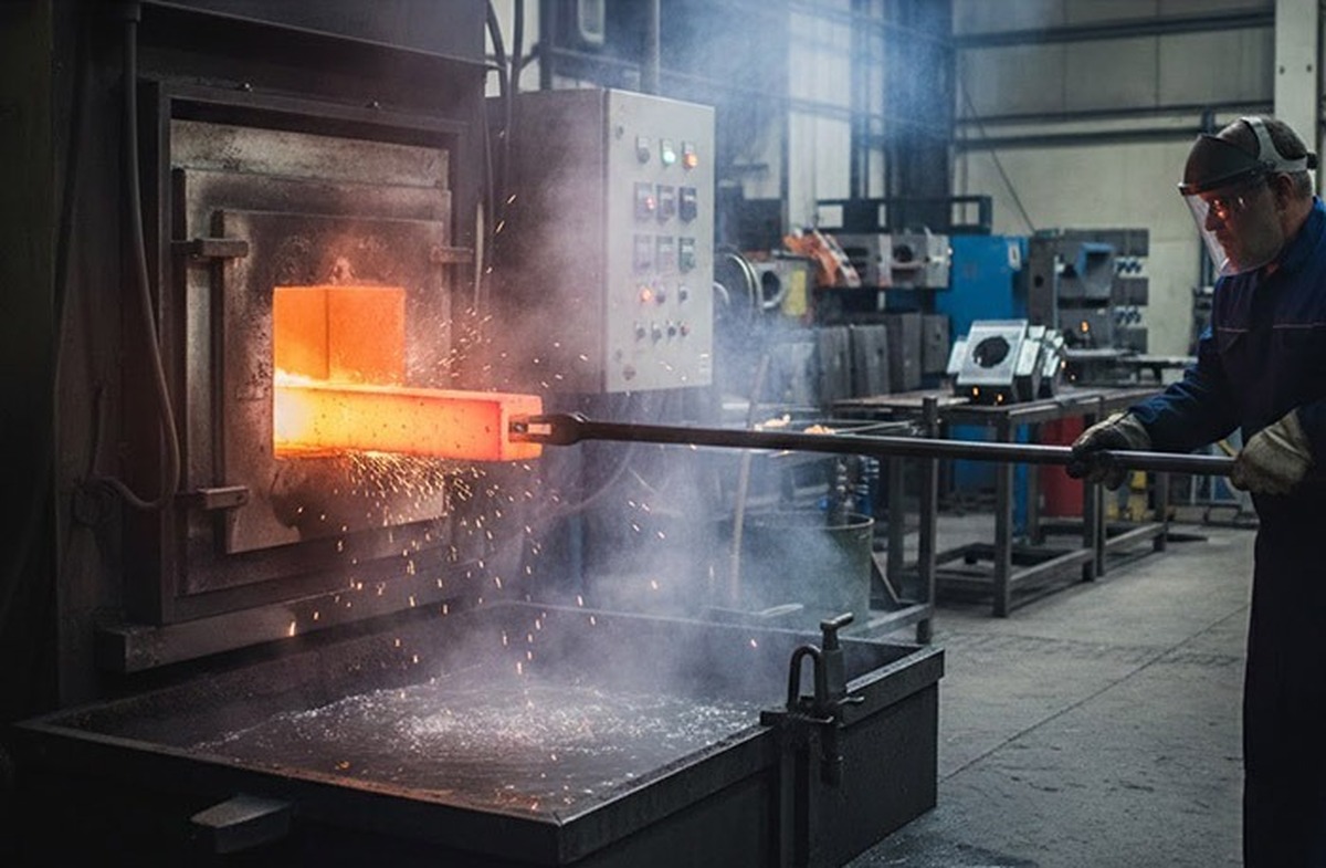 سخت‌کاری فولاد گرمکار؛ نقطه‌ای که کیفیت قالب‌ها مشخص می‌شود