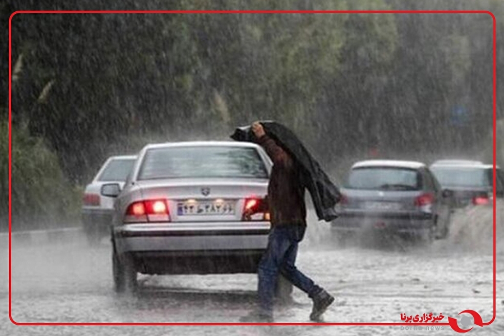 بارش شدید باران رشت