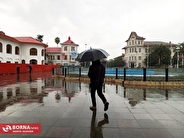 آغاز بارش باران پاییزی در رشت + تصاویر