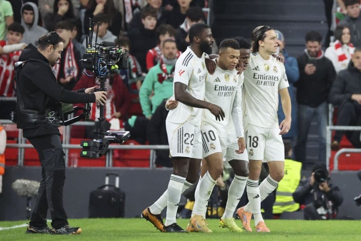 بازگشت به مسیر پبروزی با درخشش امباپه/ برد بی‌دردسر رئال مقابل بیلبائو