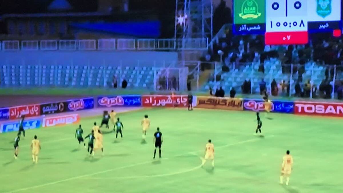 کسب یک امتیاز فوتبالیست های شمس آذر مقابل خیبر