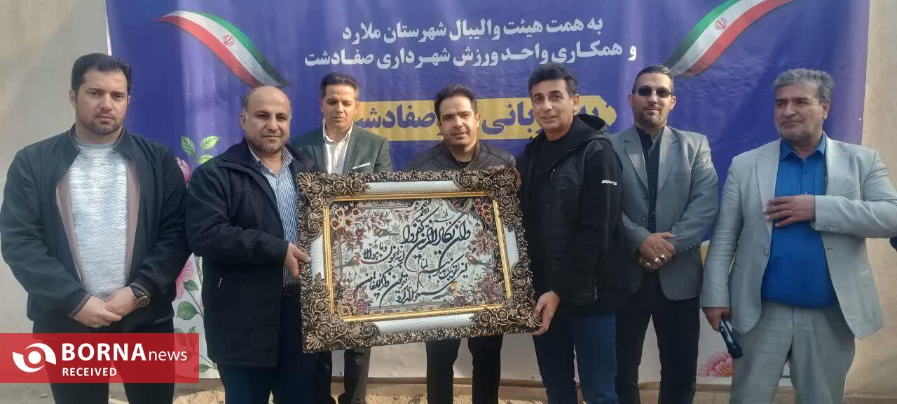 برگزاری مسابقات والیبال ساحلی در شهر صفادشت