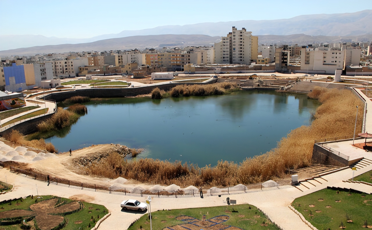 اسلاملو:  آبگیر فروزان شیراز ساماندهی می شود