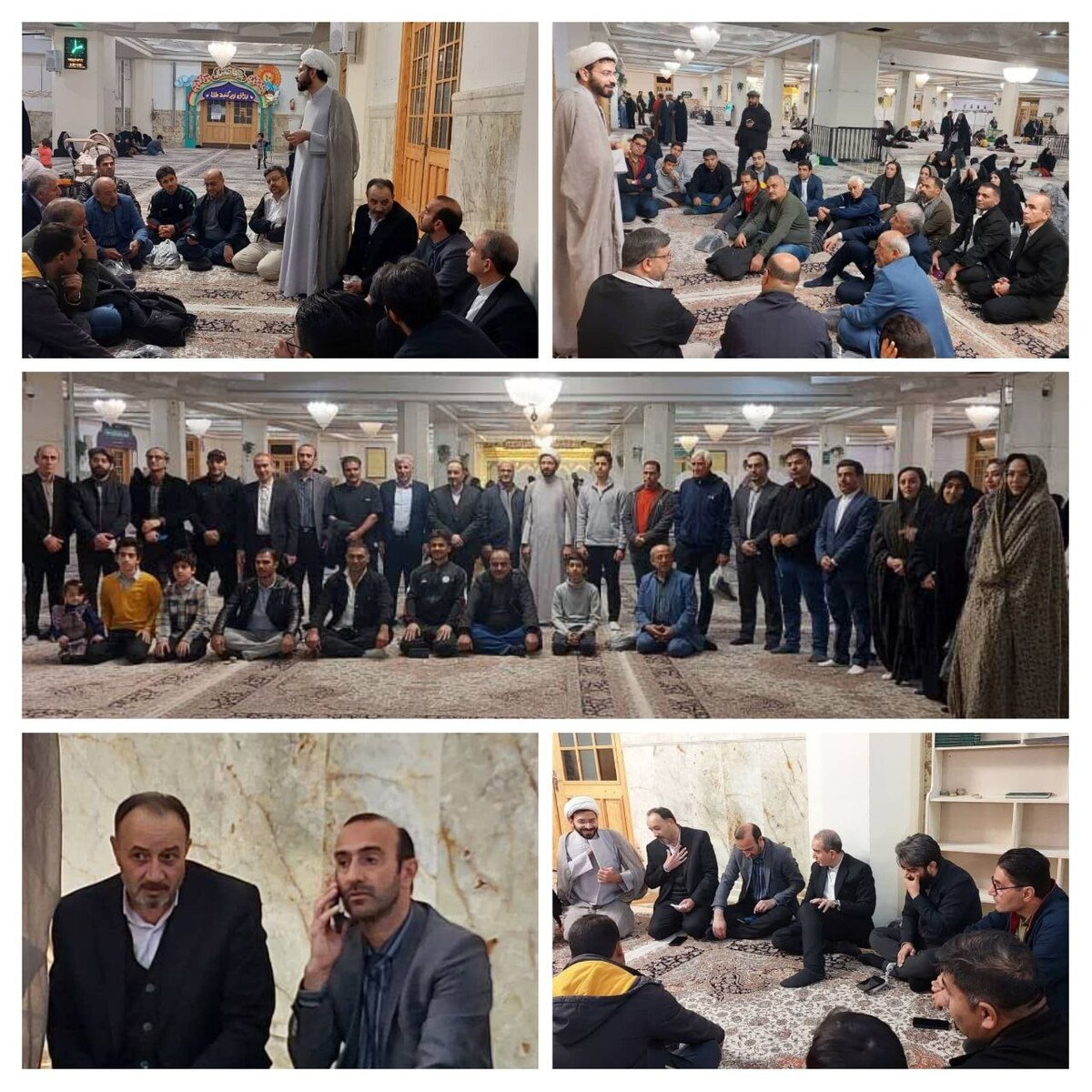 برگزاری حلقه معرفتی رؤسای کمیته‌های متناظر ستادی و چوگو در صحن حضرت نجمه خاتون با حضور حجت‌الاسلام اسعدی