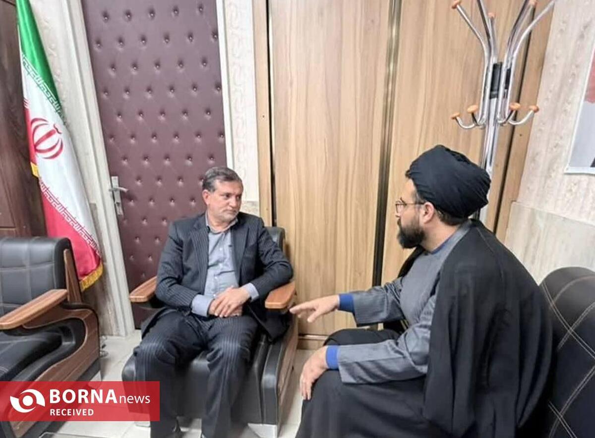 دیدار رییس اداره اوقاف و امور خیریه شهرستان قدس با نماینده  مجلس مردم شهرستانی غرب تهران در مجلس