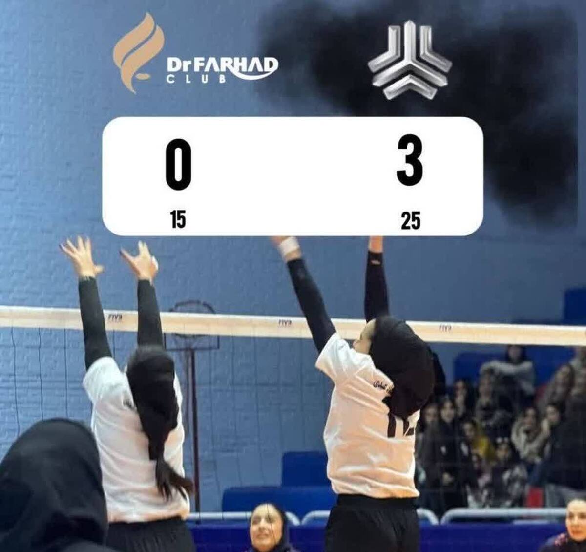 پیروزی سایپای تهران در برابر کلینیک دکتر فرهاد/ حضور کم‌نظیر بانوان هوادار در سالن شهید بابایی قزوین