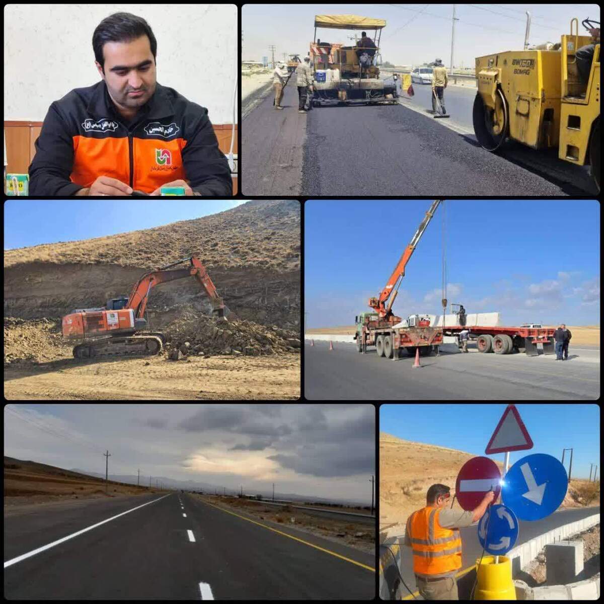 بهسازی و آسفالت بیش از ۱۱۴ کیلومتر از راههای  بروجرد