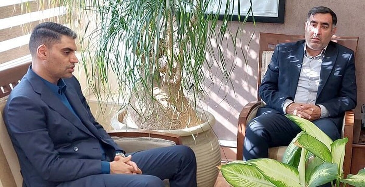 دیدار "حدادی" مدیرعامل باشگاه پرسپولیس با "علی جوادی" مدیرکل ورزش و جوانان استان تهران