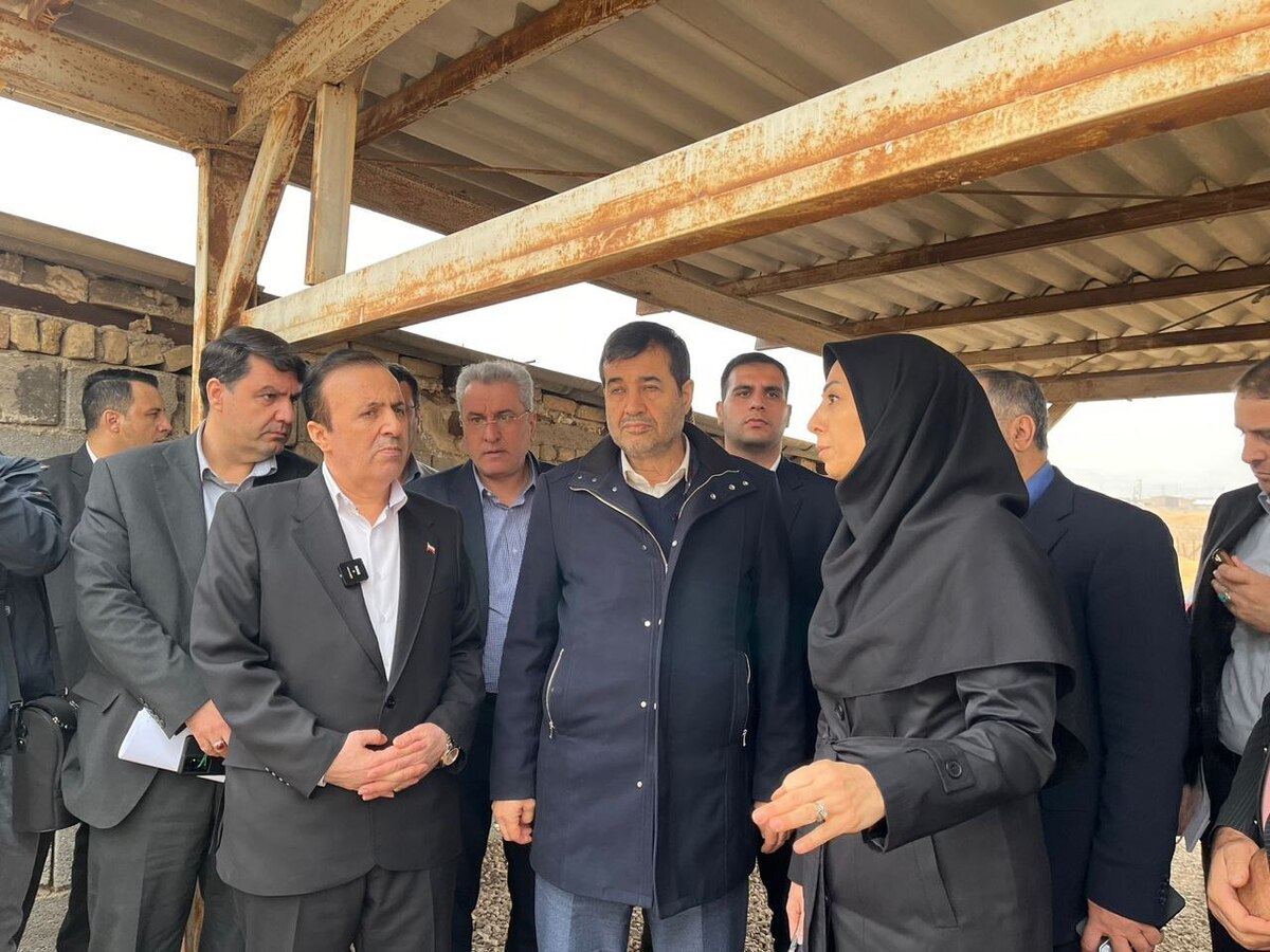 وزیر ورزش از پروژه نیمه تمام سالن شش هزار نفری قزوین بازدید کرد 