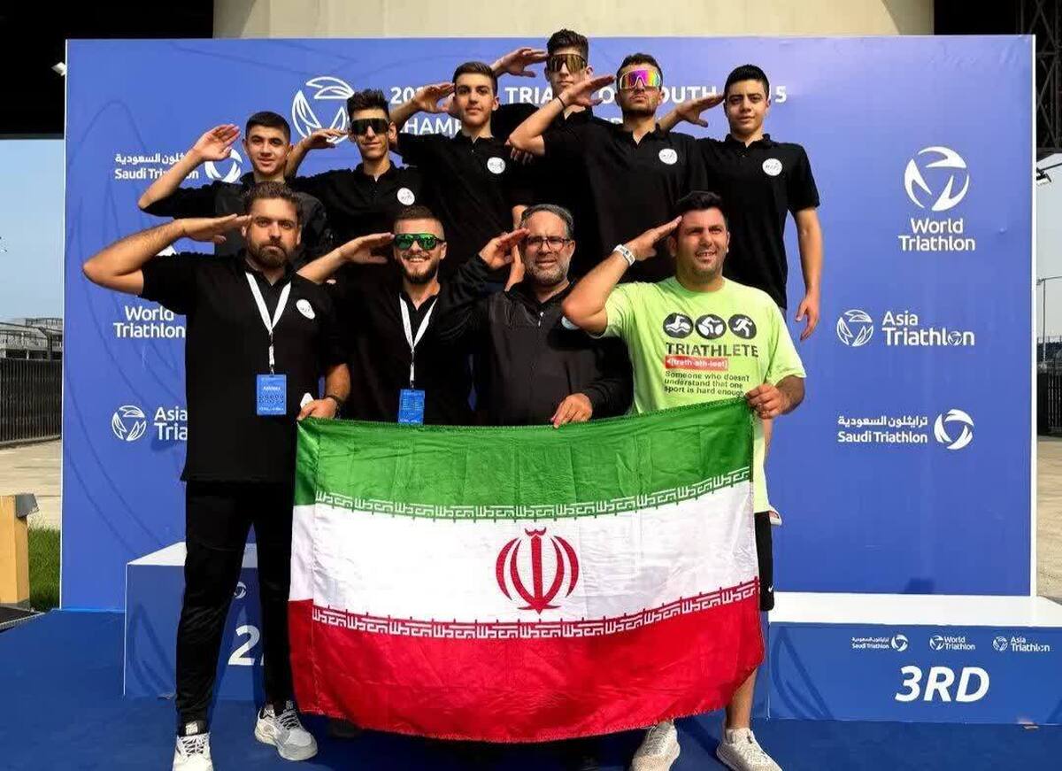 تاریخ‌سازی ورزشکاران باشگاه کارگران اصفهان در ترای‌اتلون آسیایی جده