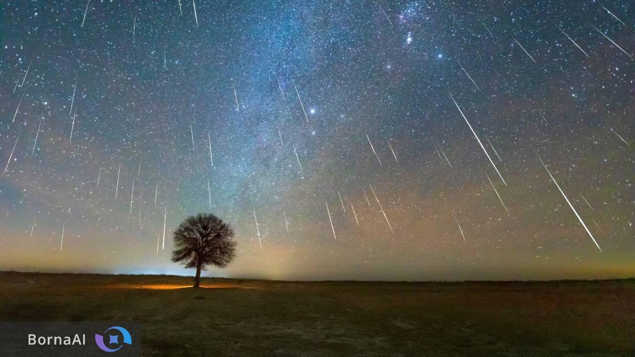 اوج بارش شهابی جوزایی؛ آسمان ایران در شبی پر از شهاب می‌درخشد