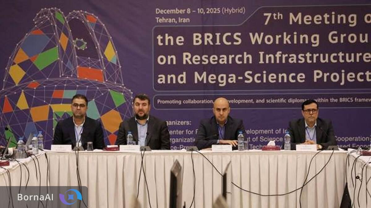 آغاز به‌کار هفتمین نشست کارگروه زیرساخت‌های پژوهشی و کلان پروژه‌های علمی بریکس