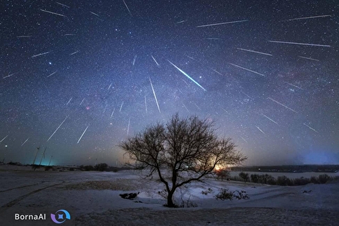 اوج بارش شهابی جوزایی؛ آسمان ایران در شبی پر از شهاب می‌درخشد