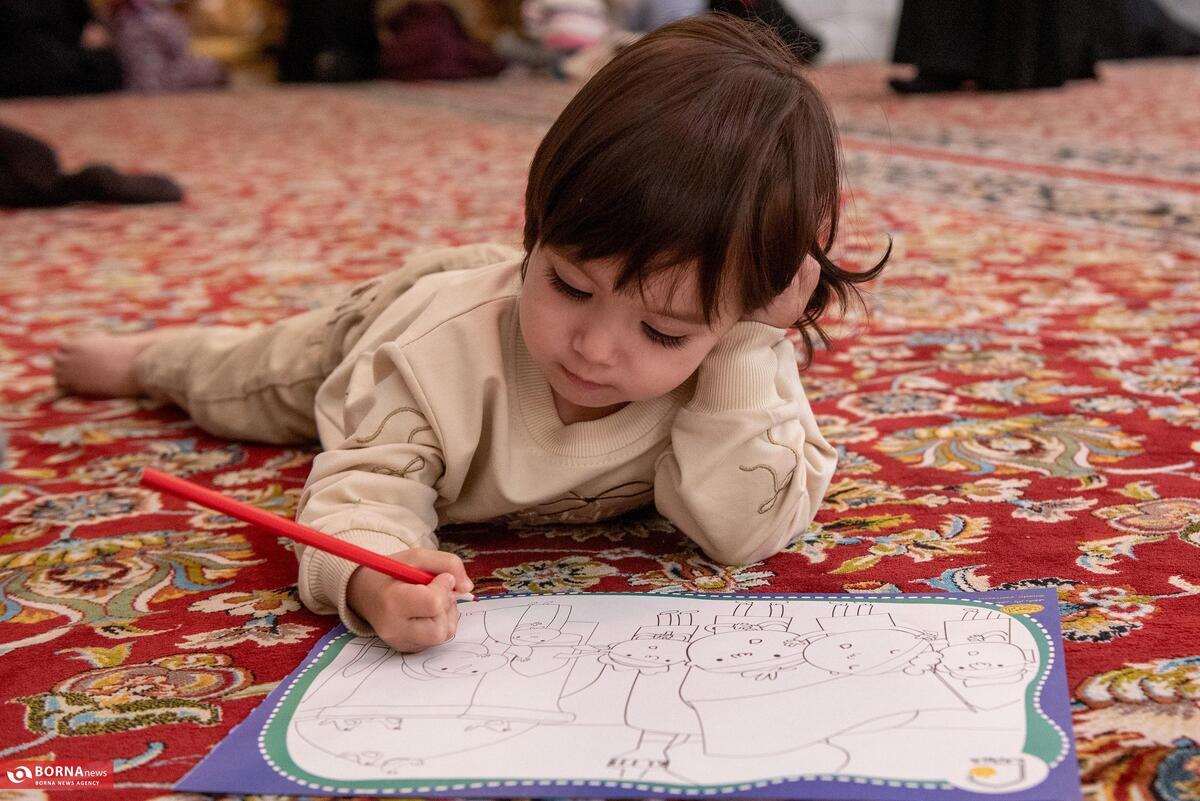 تشرف گروه جهادی مهر فرشته‌ها به حرم مطهر امام رضا (ع) + عکس