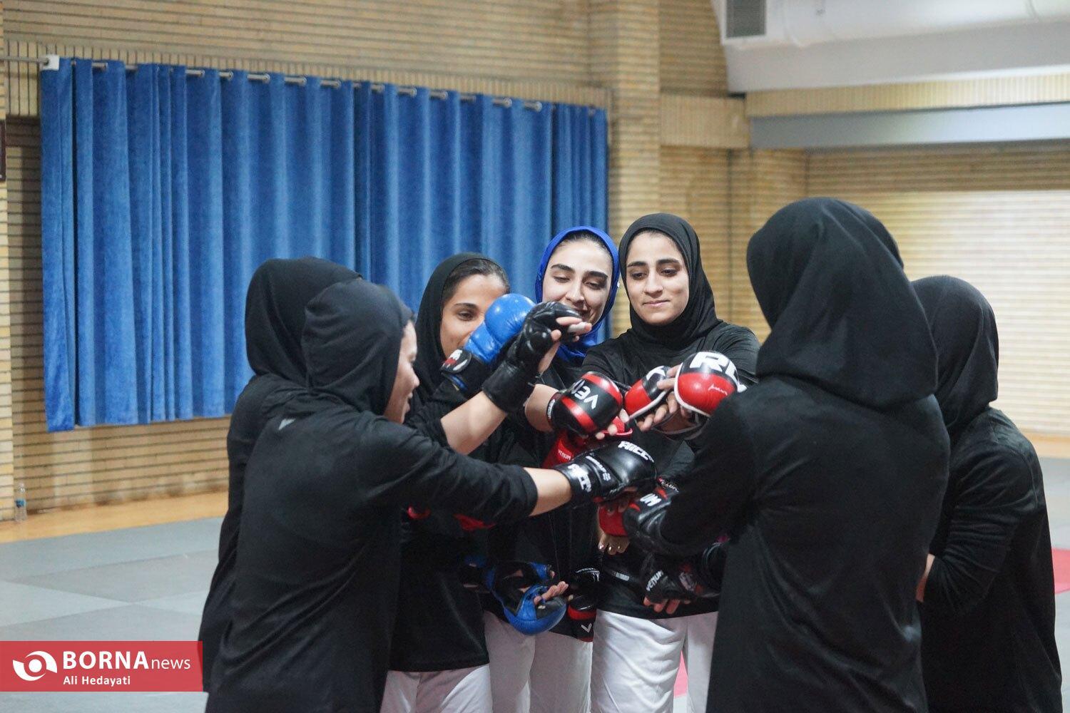 خیز بلند بانوان MMA ایران برای درخشش در آسیا + فیلم