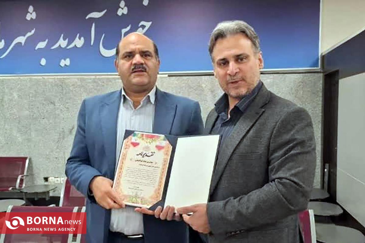 تقدیر مدیرکل ورزش و جوانان کرمانشاه از فرمانده پلیس فرودگاه‌های استان