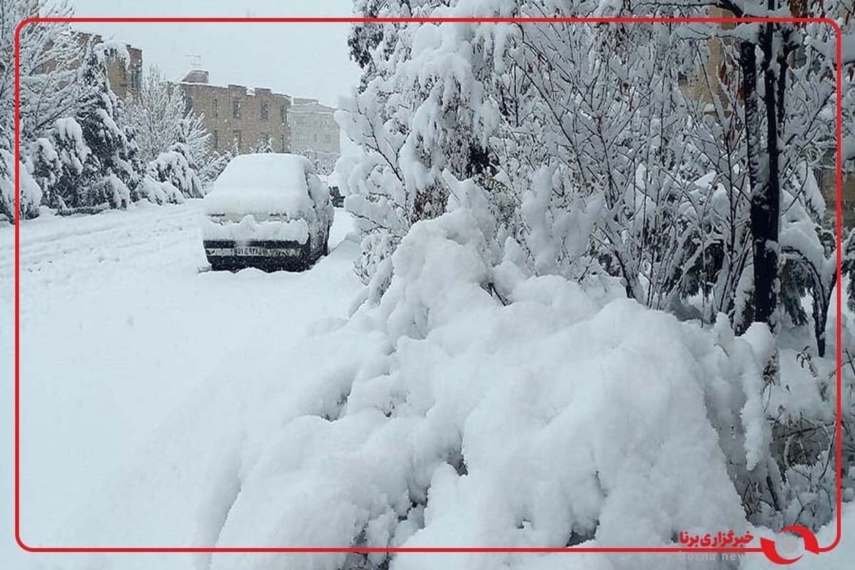 بارش برف پاییزی در شهرستان سردشت آذربایجان غربی