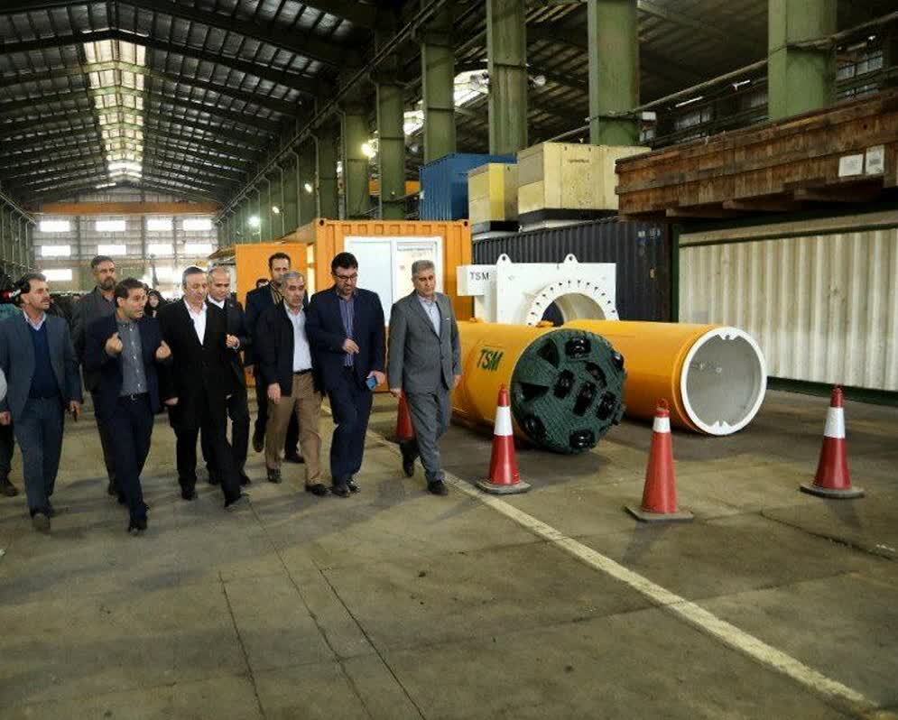 استاندار قزوین از شرکت تونلساز ماشین بازدید کرد استاندار قزوین از شرکت تونلساز ماشین بازدید کرد