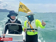 حضور داور بوشهری در مسابقات بین المللی بادبانی کشور مالزی