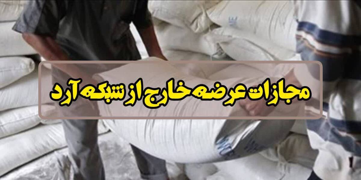 بازگرداندن ۵۴ کیسه آرد یارانه ای به شبکه رسمی توزیع 