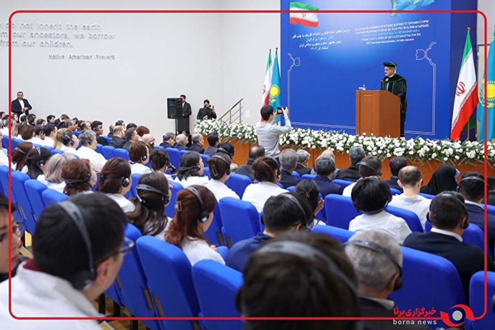 بازدید رئیس جمهوری اسلامی ایران از مرکز پزشکی دانشگاهی قزاقستان