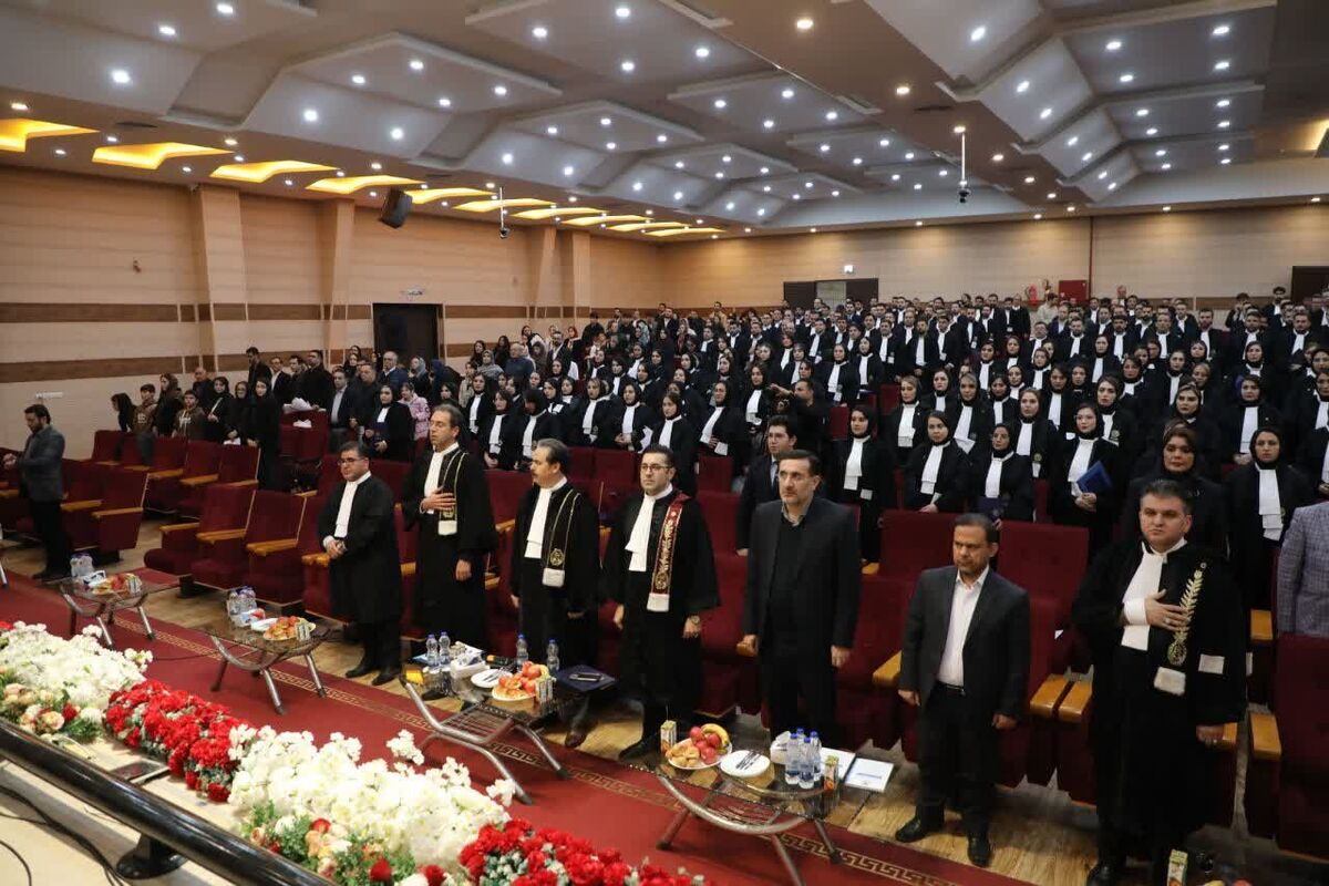 تحلیف ۲۱۹ کارآموز وکالت در اردبیل همزمان با ایام ولادت حضرت فاطمه زهرا(س)