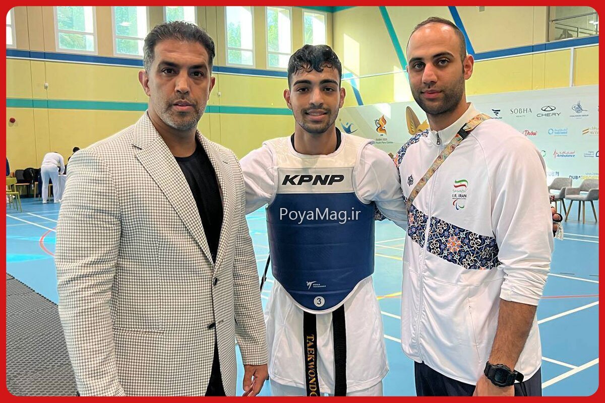 پاراتکواندوکار سمنانی طلای پاراآسیایی ۲۰۲۵ را بر گردن آویخت