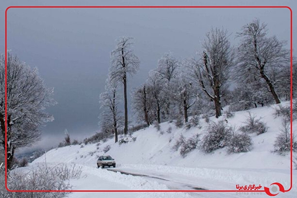 برف امروز در رامیان استان گلستان