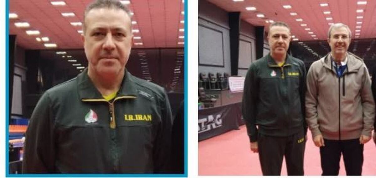 مربی قزوینی تنیس روی میز در اردوی تیم ملی