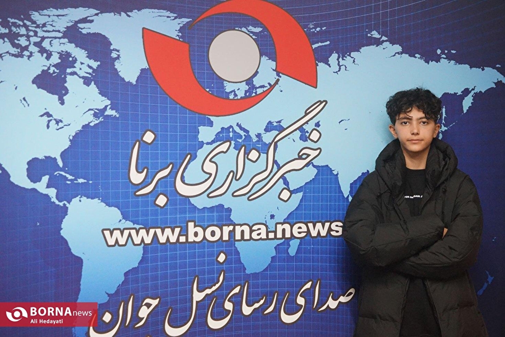 حضور یونا علی‌محمدی در خبرگزاری برنا